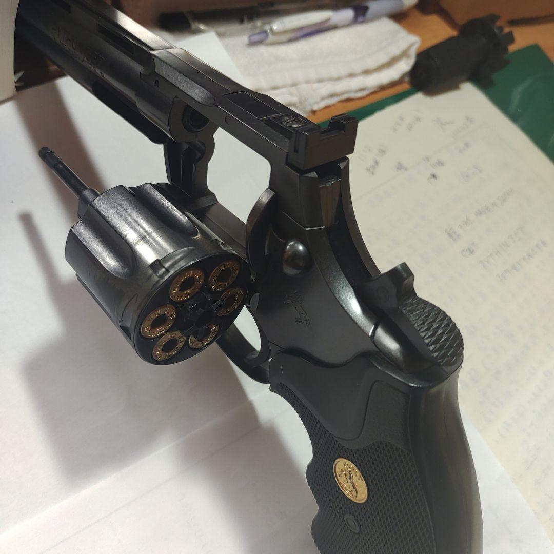 COLTパイソン357マグナム東京マルイ 29cmX14cmブラックモデル