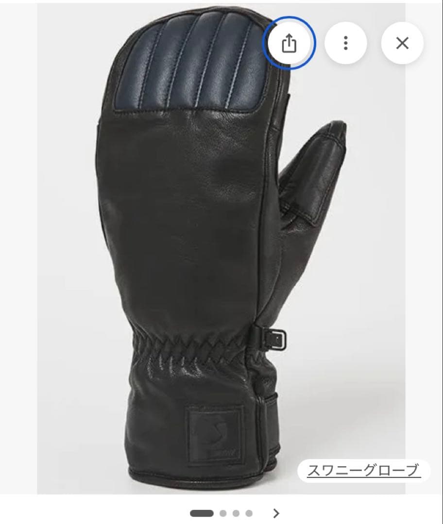 【未使用】スワニー　GORE-TEX スキー　スノーボード　レザーグローブ