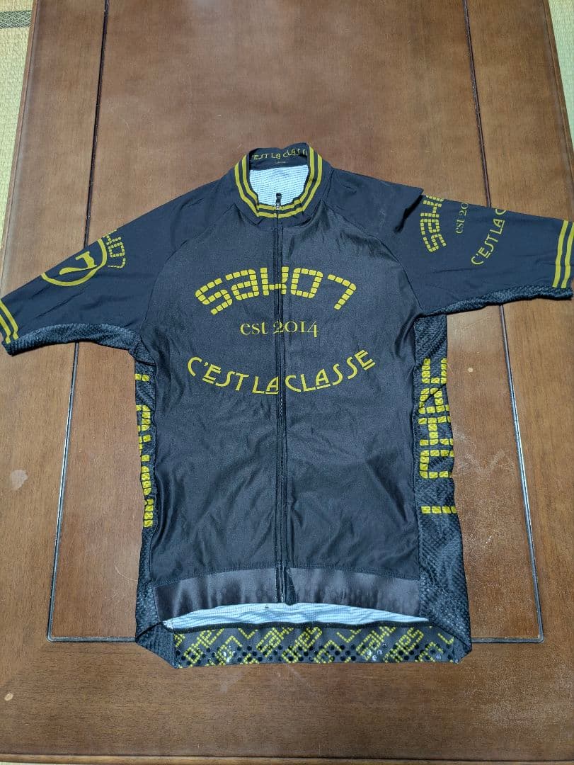 美品 sako7 サイクルジャージ＆ビブショーツセット Ｌサイズ