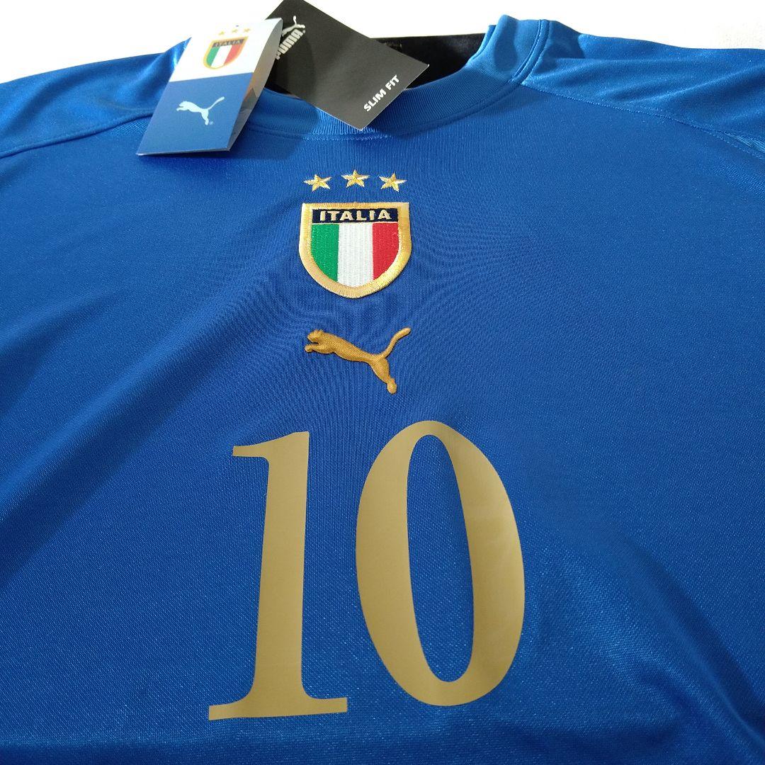 【新品タグ付き】イタリア代表　ロベルトバッジョ　サイン入りユニフォーム証明書付き