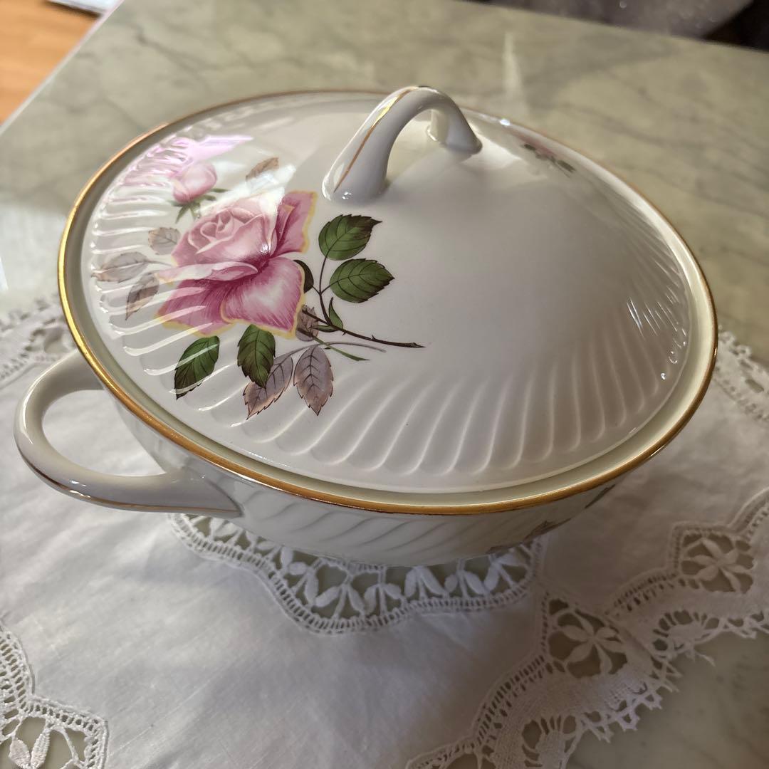 フランス　アンティーク　ヴィンテージ　ジアン　スーピエール　バラ