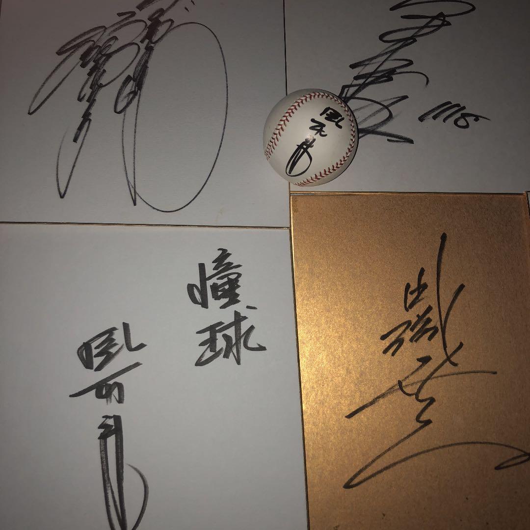 掛布、田淵含むタイガースOB直筆サインセット【お値打ち価格】