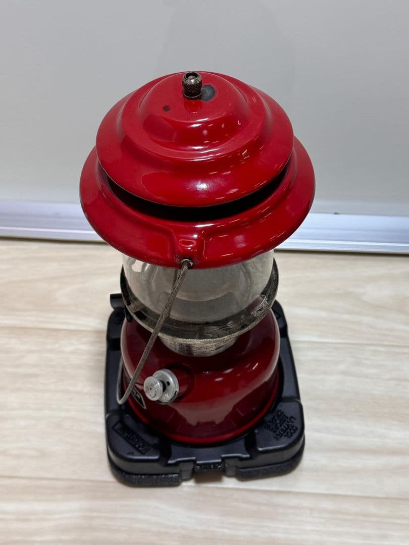 Coleman ランタン 赤 キャリーケース付き