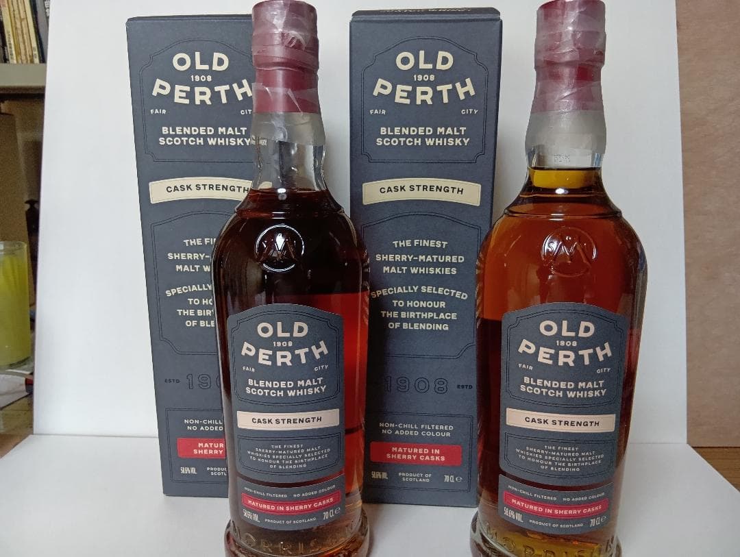 オールドパース カスクストレングス 　58.6%　箱付き 　2本