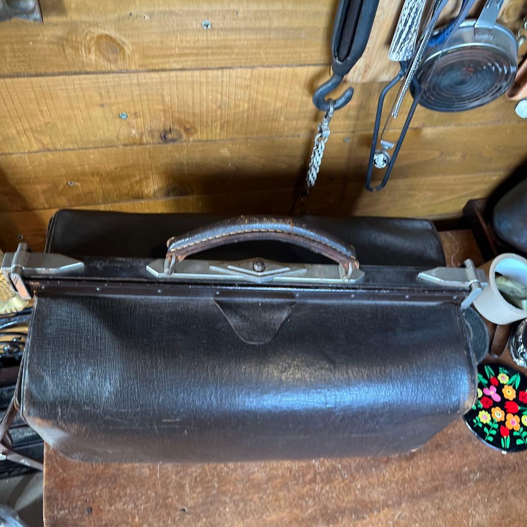 ヴィンテージ　レザードクターバッグ