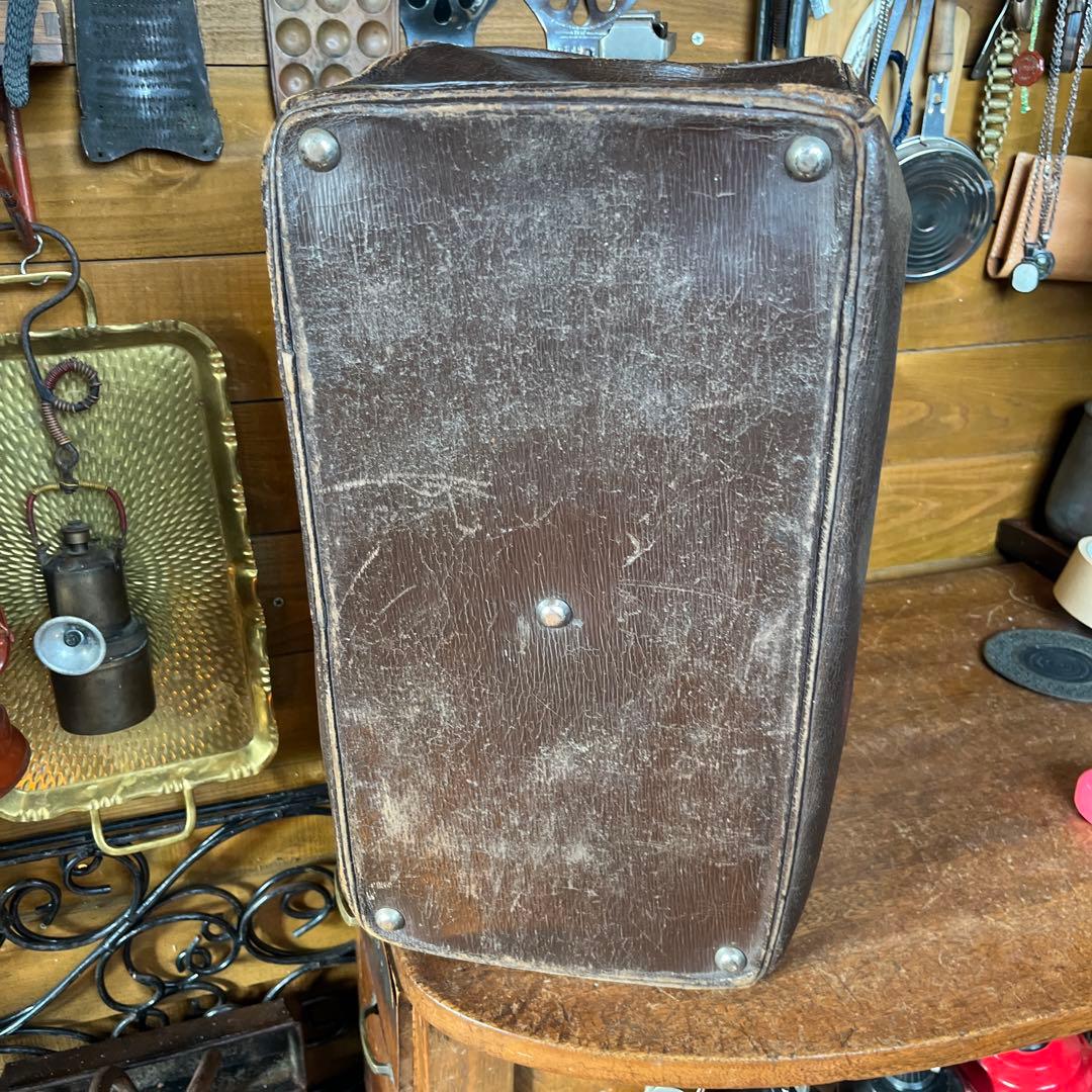 ヴィンテージ　レザードクターバッグ