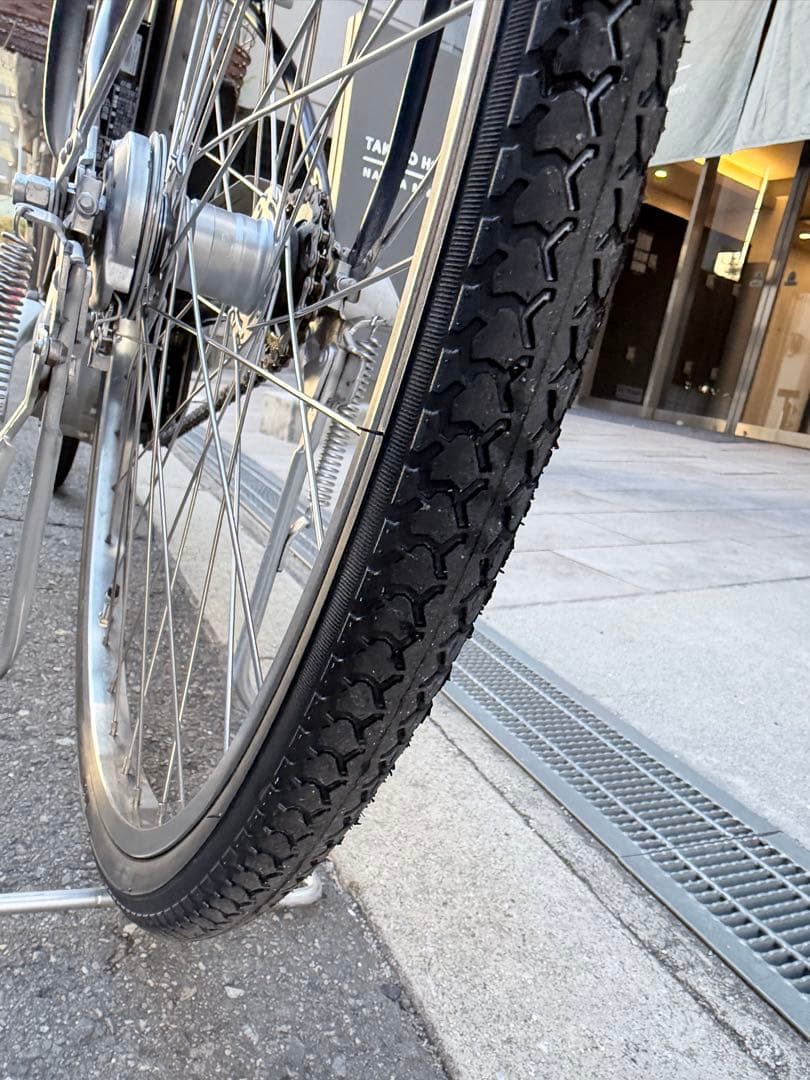 大阪府　Panasonic 電動アシスト自転車 ネイビー　26インチ