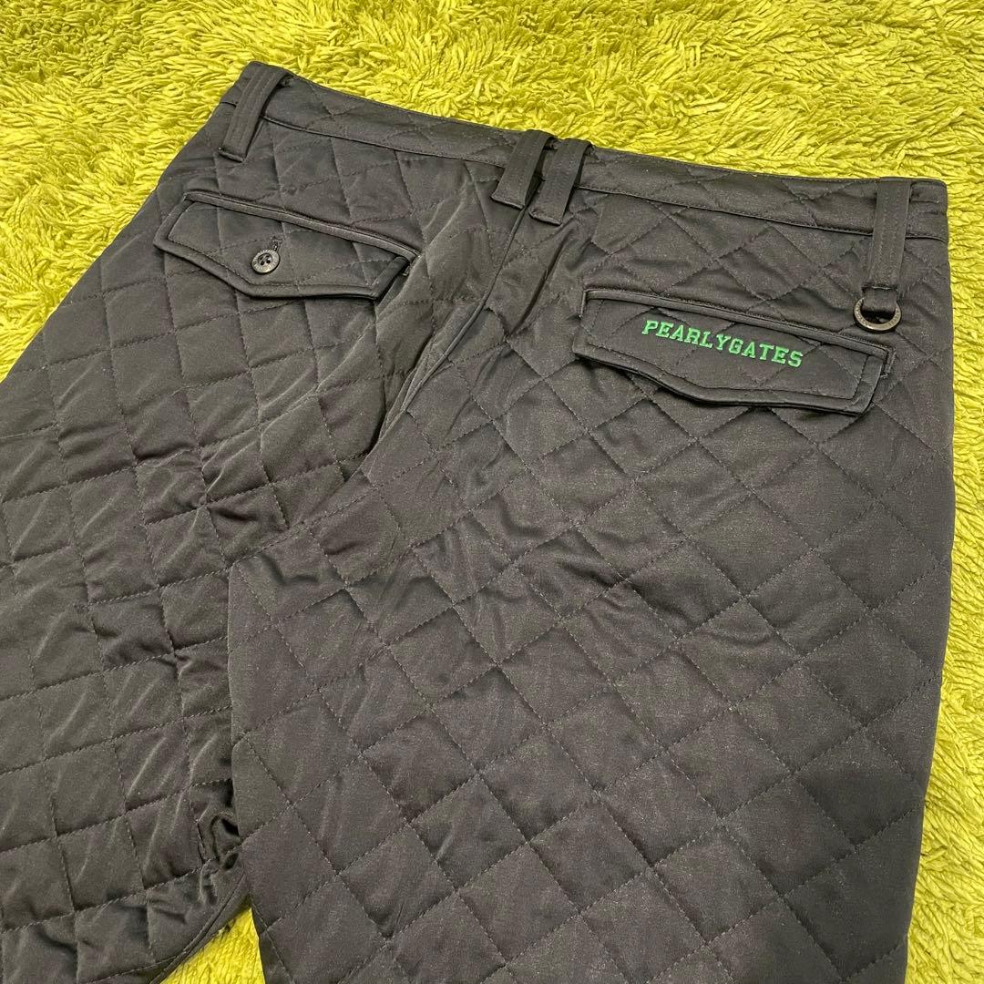 PEARLEY GATES キルティング中綿 ジョガーパンツ ネイビー サイズ1