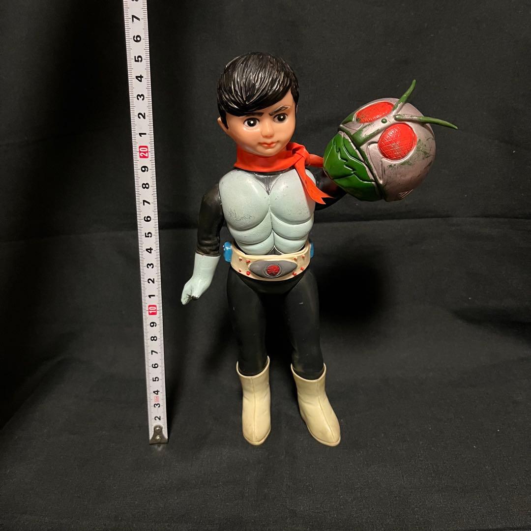 旧バンダイ 仮面ライダー 初期 スタンダードサイズ ソフビ 当時物