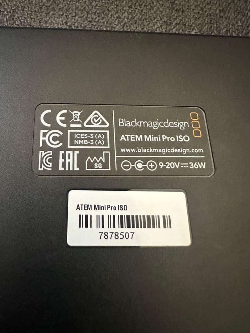 DTM・DAW ATEM Mini Pro ISO Blackmagic Design