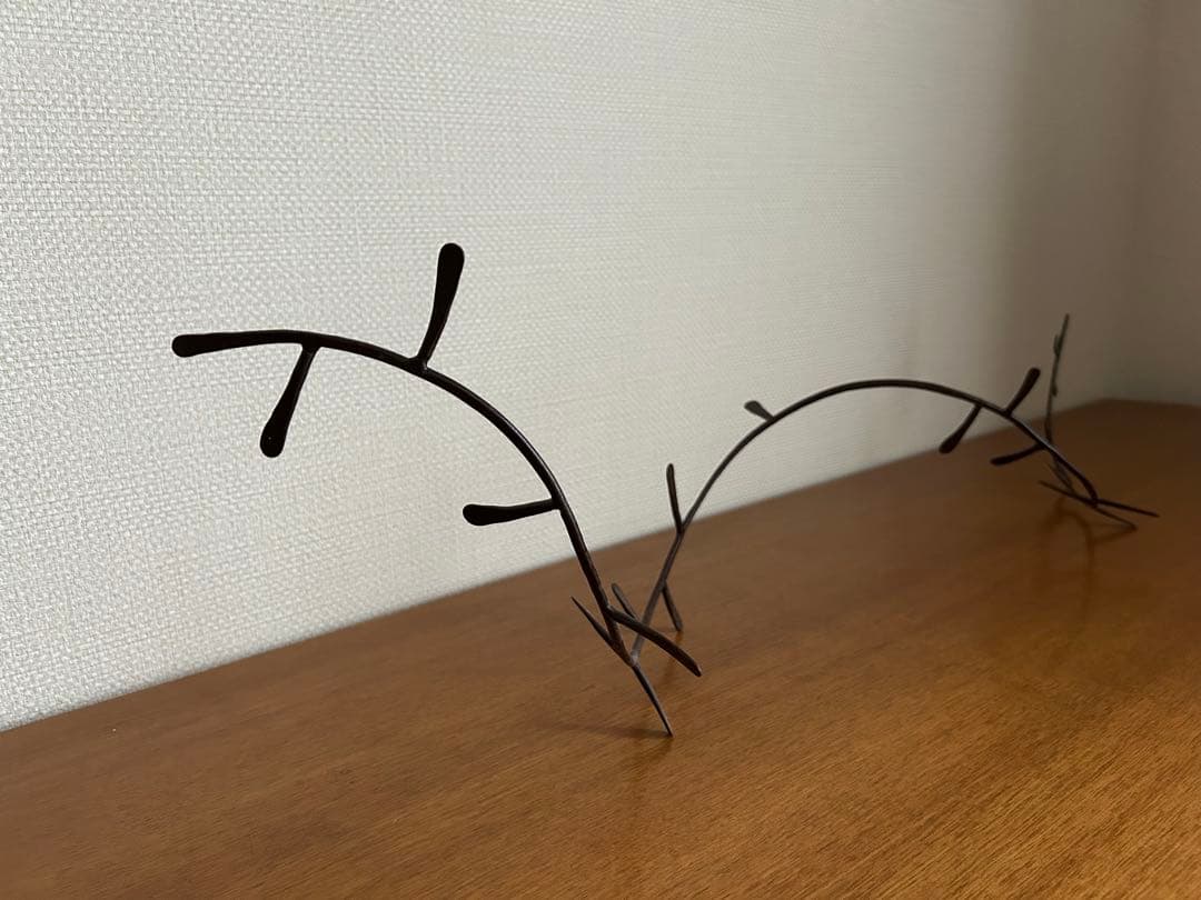 鉄　オブジェ　壁掛け　壁掛けアート