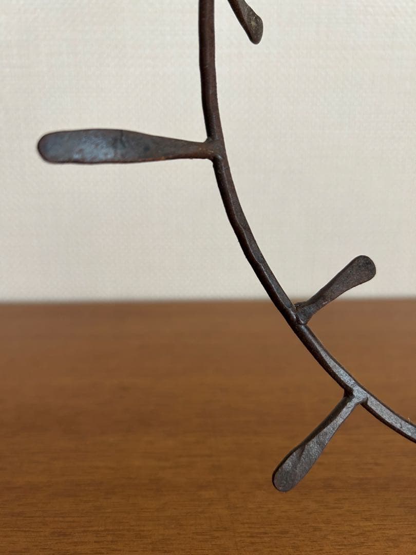 鉄　オブジェ　壁掛け　壁掛けアート