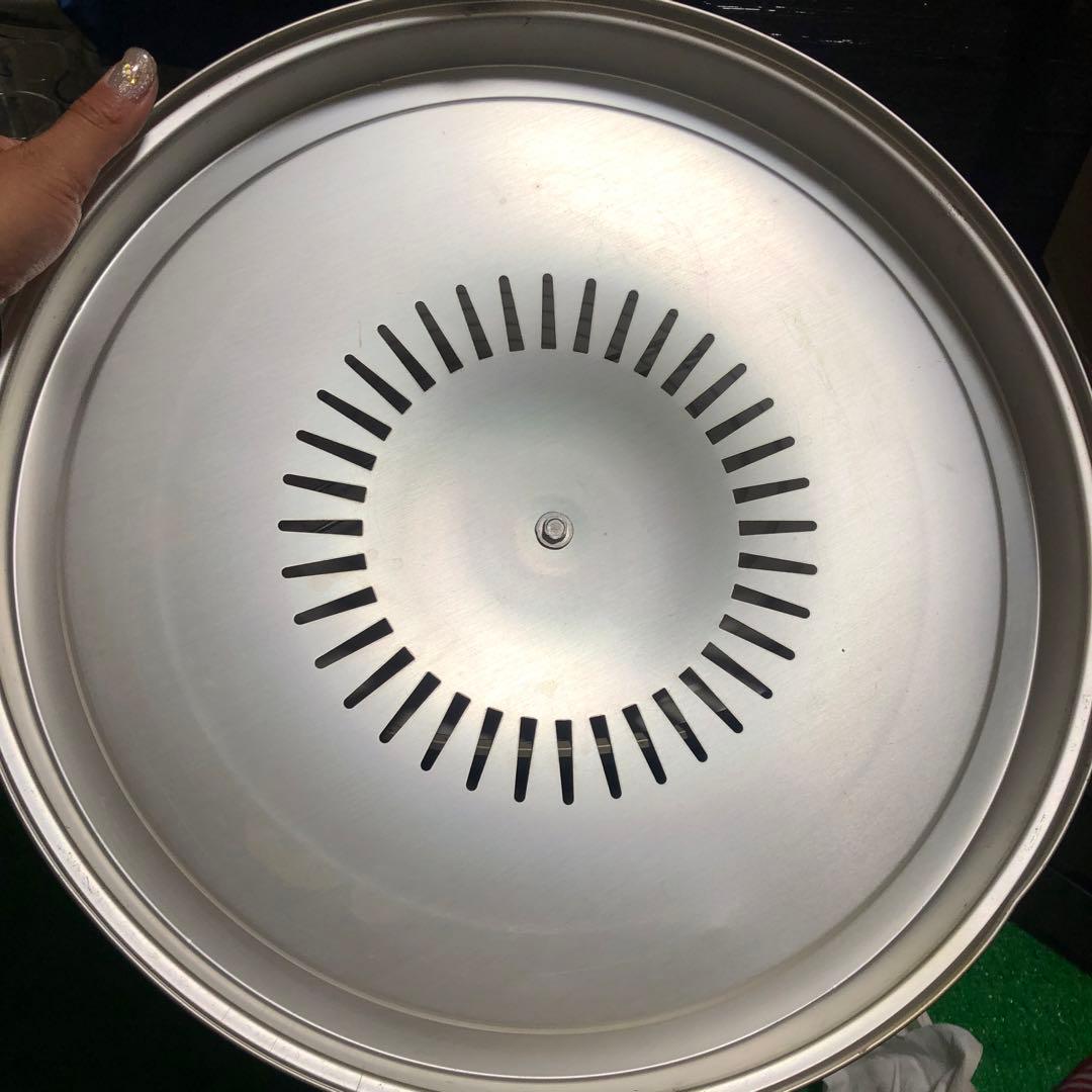 大型ガス釜 ホワイト/レッド