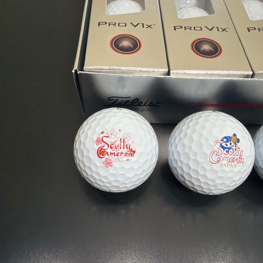 タイトリストPro V1 X スコッティキャメロン ゴルフボール 1ダース