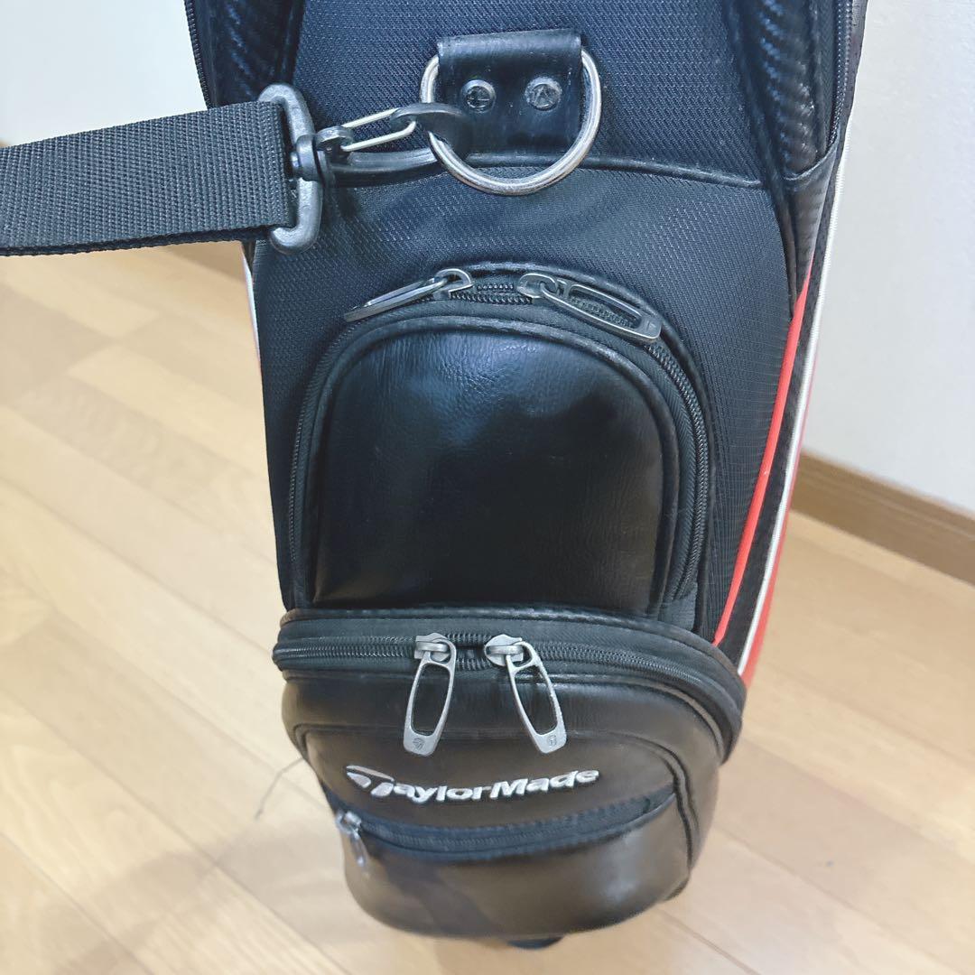 K447 TaylorMade キャディバッグ 赤 黒