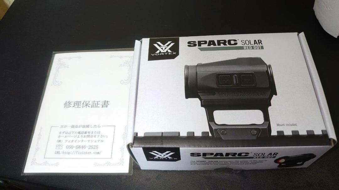 実物 Vortex SPARC Solar Red Dot ドットサイト