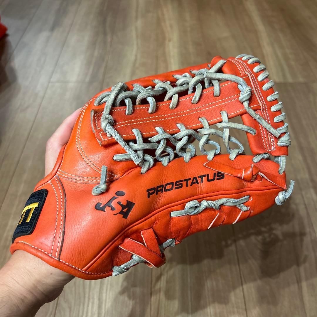 ★旧ラベルZETTプロステイタス外野手用ソフト軟式草野球★