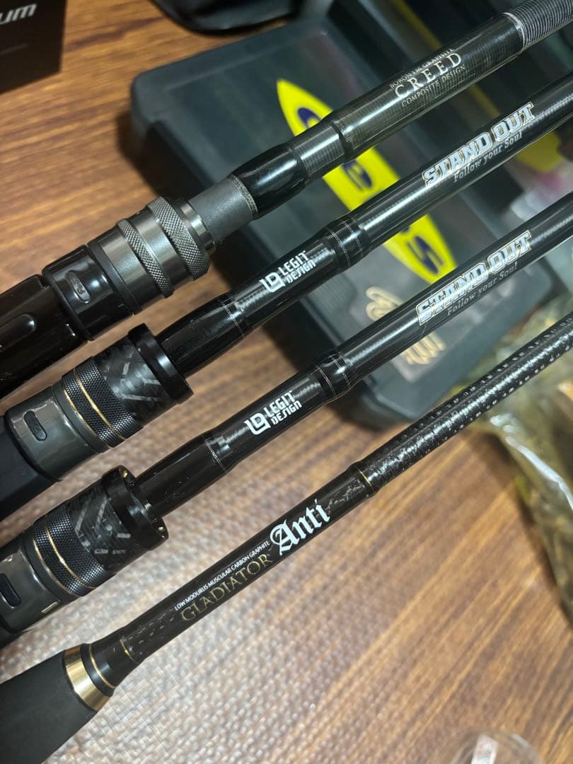 バス釣り引退セット　ロッドセット