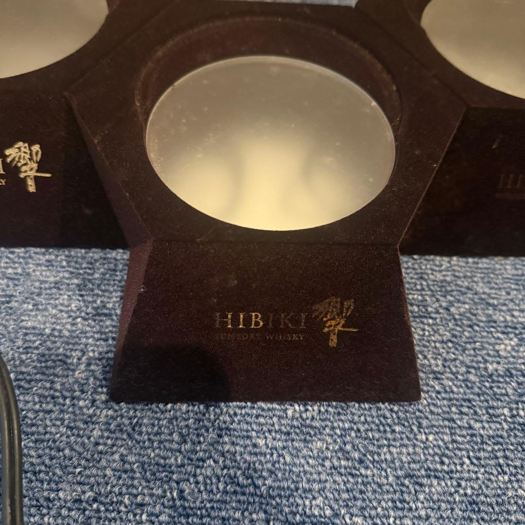 響　ウイスキー ディスプレイライト 明かり　三連　ディスプレイ