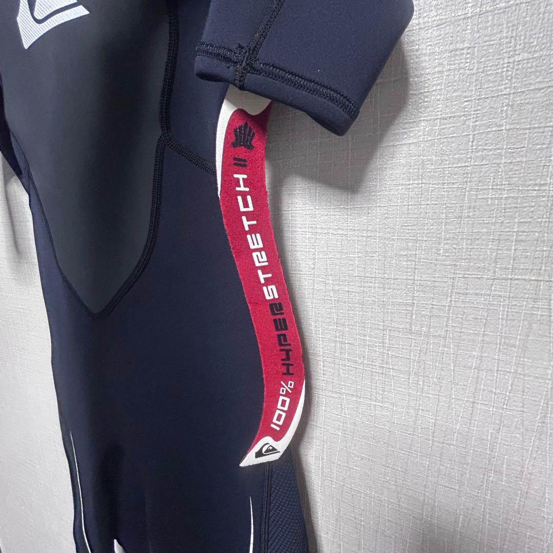 Quiksilver ブラック ショートスリーブウェットスーツ