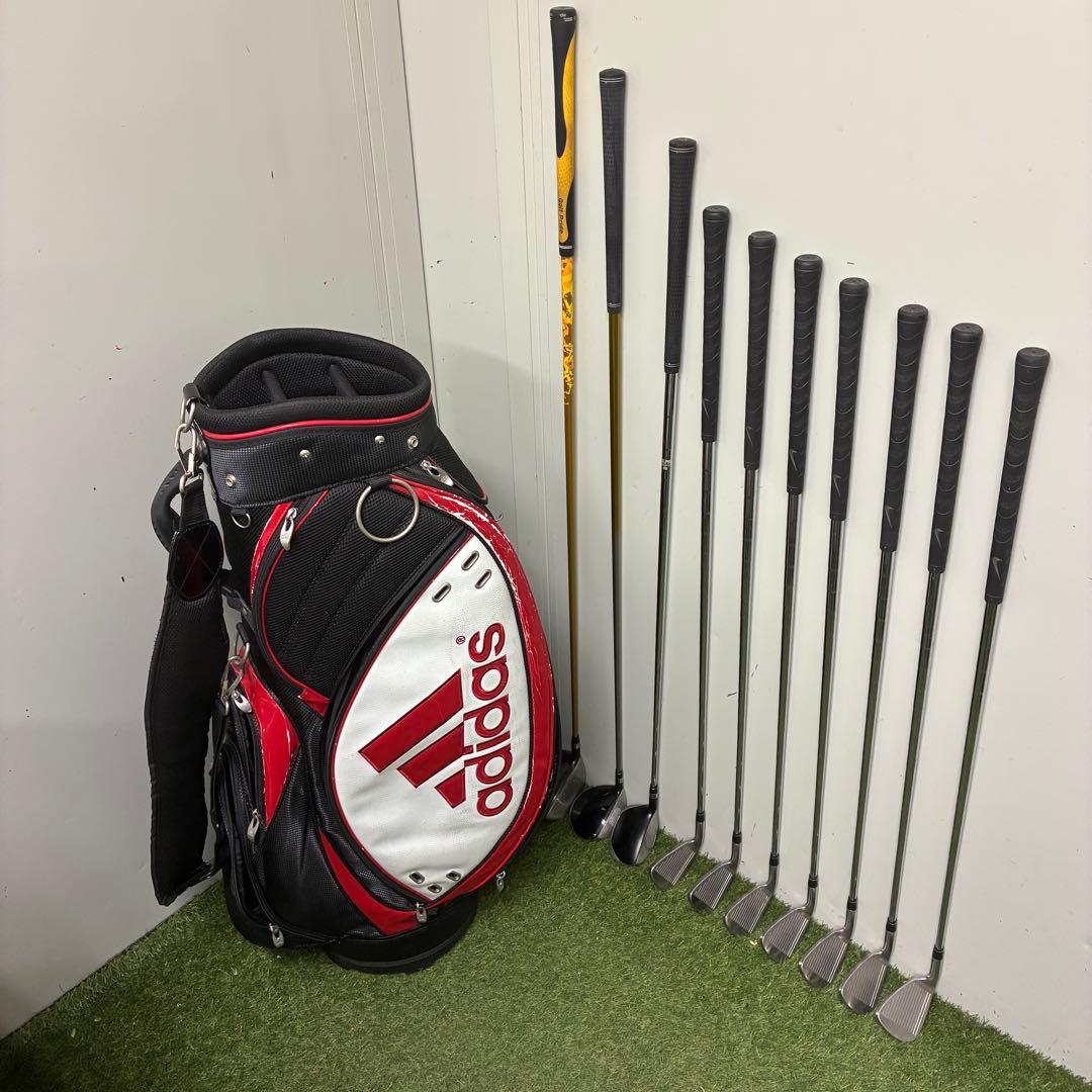 メンズゴルフクラブセット　【adidas】【NIKE】【アディダス】