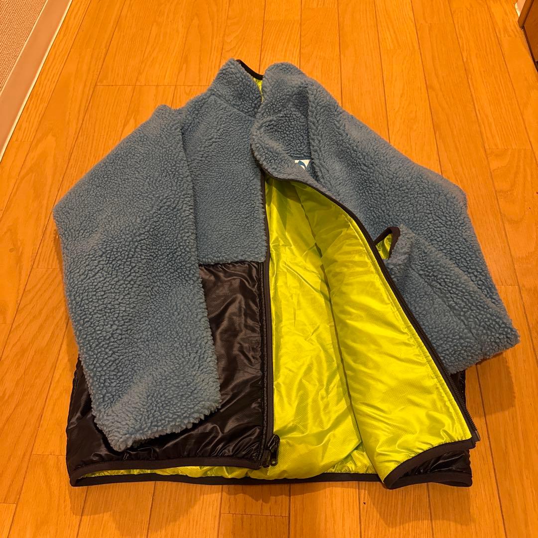 YONEX リバーシブルジャケット 蛍光グリーン/青