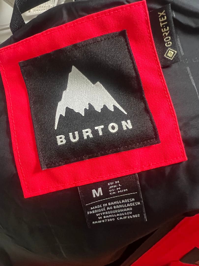 BURTON アノラックジャケット レッド