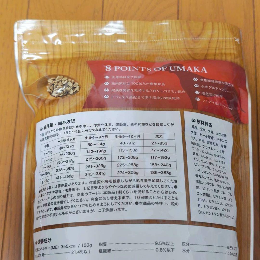 うまか プレミアムドッグフード 1.5kg ×6袋　SYT