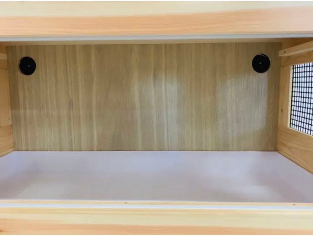 RepBox 木製ケージ　900×450×450　小動物、爬虫類用　ナチュラル