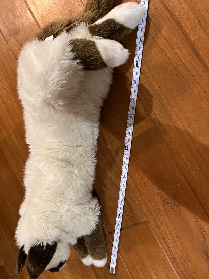 KOSEN 猫のぬいぐるみ 白と茶色