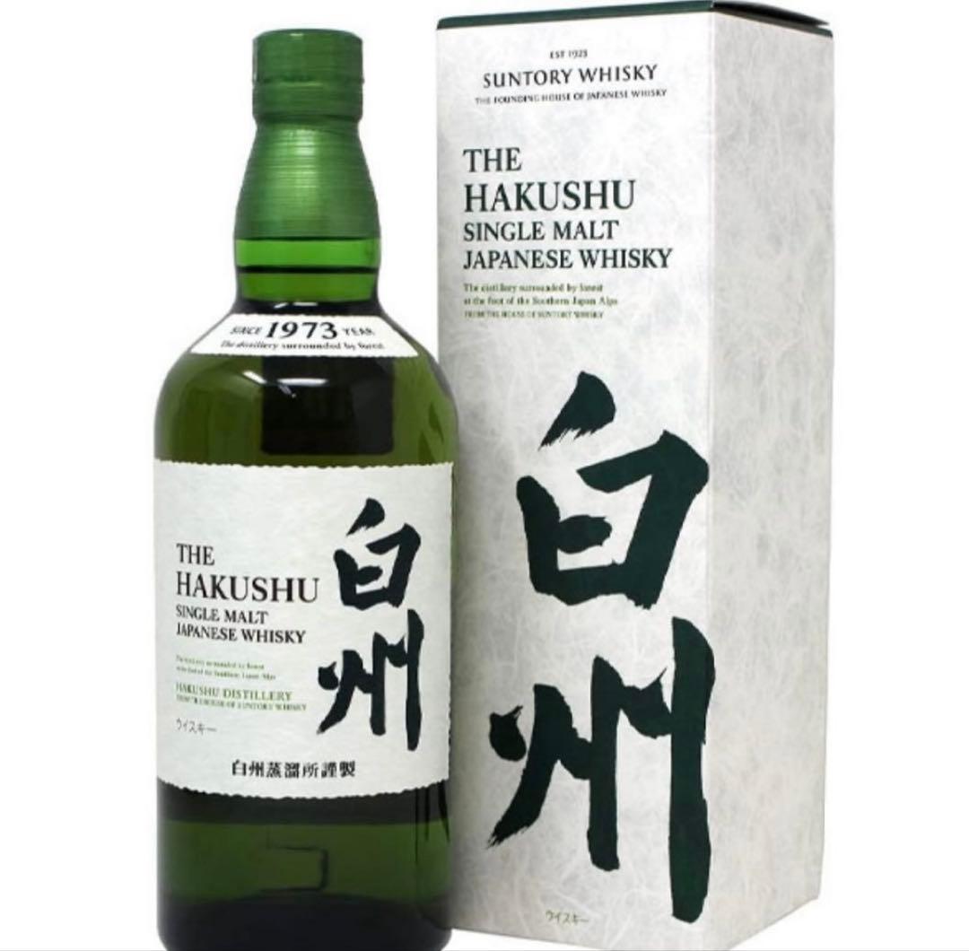 サントリー　白州　シングルモルトウイスキー700ml 6本セット　箱あり