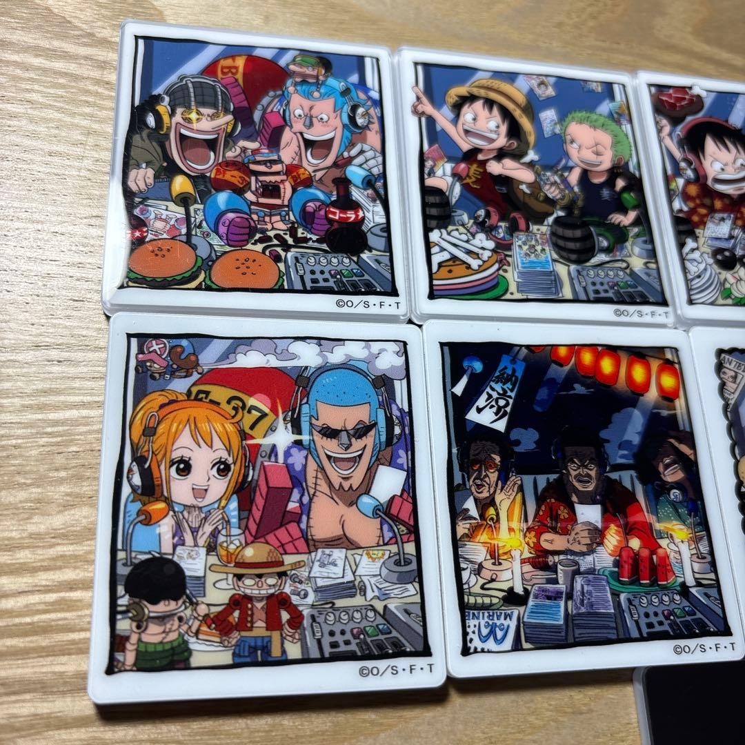 ワンピース麦わらスペーストレーディングアクリルマグネット8種➕おまけ