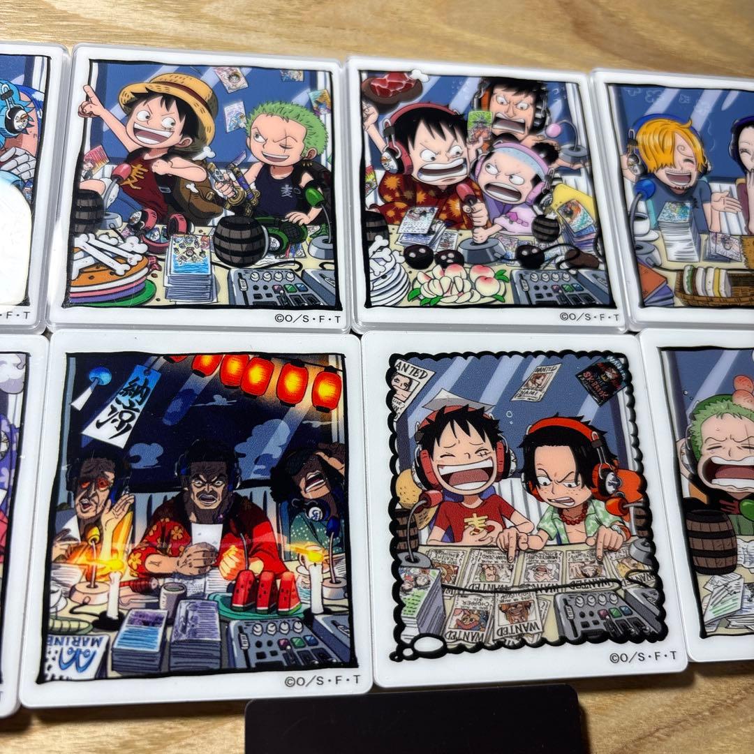 ワンピース麦わらスペーストレーディングアクリルマグネット8種➕おまけ