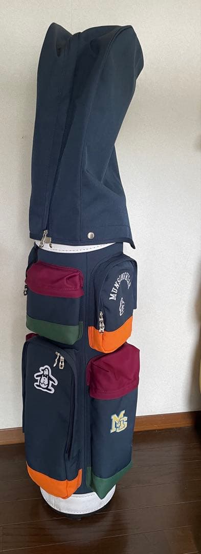Munsingwear キャディバッグ 多機能ポケット付き
