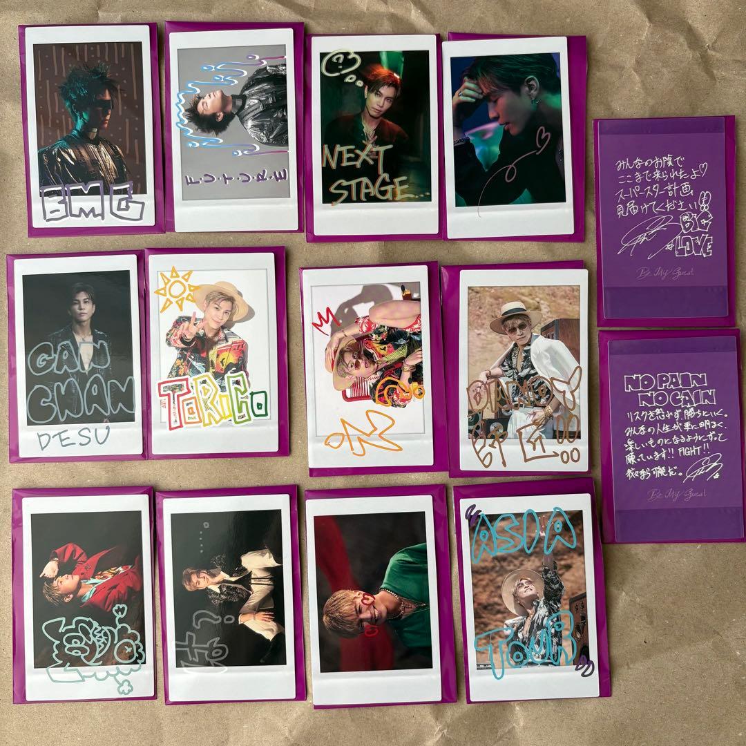 【シクレ2枚含むステッカーカード14枚セット】コンプリート☆岩田剛典☆未使用