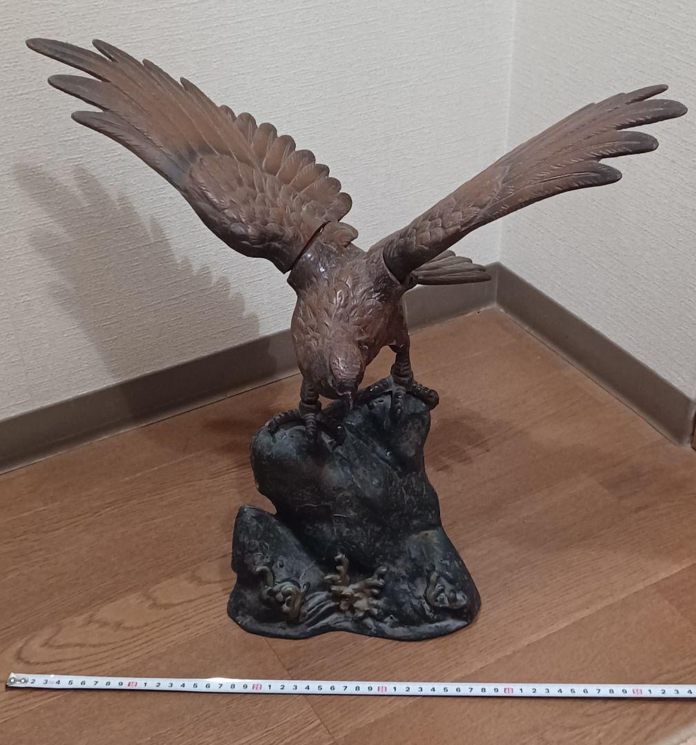 年代物 6.7kgの鷹さん(鷲さん)antique hawk or eagle