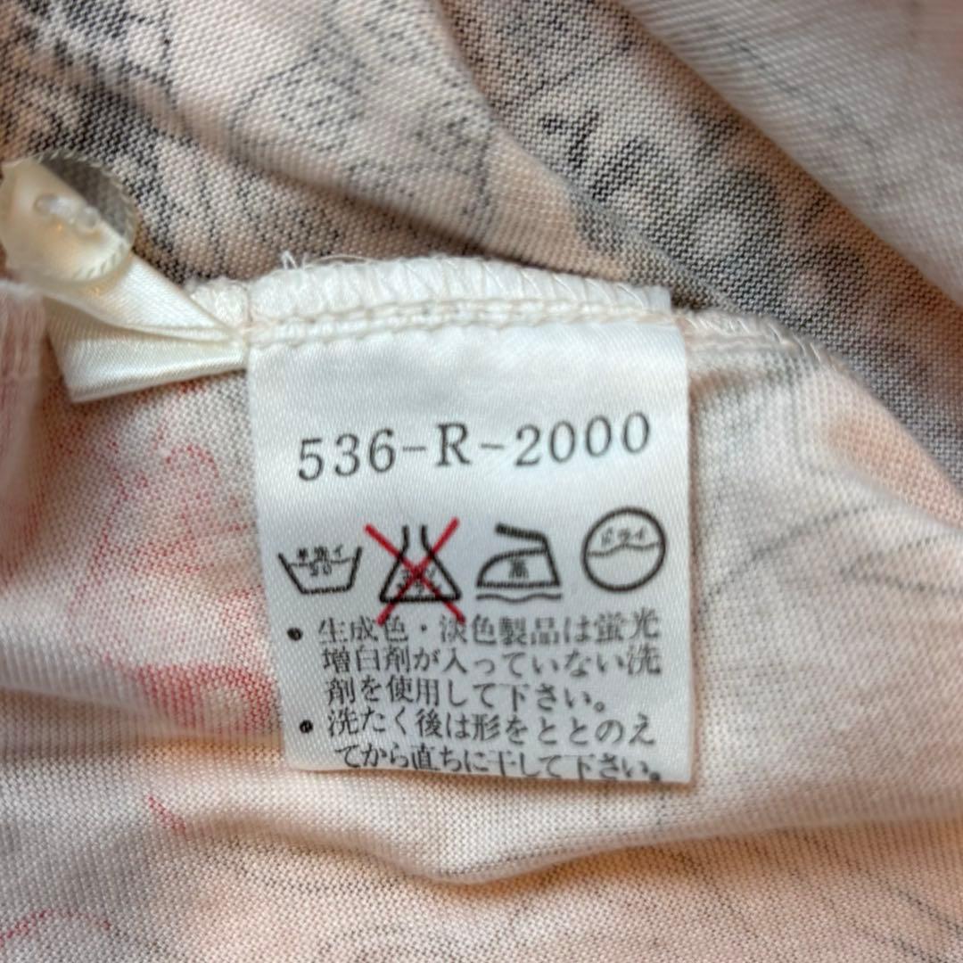 ★KENZO GOLF★LL★薄ピンク柄シャツ★綿100%★素敵な柄でカッコイイ