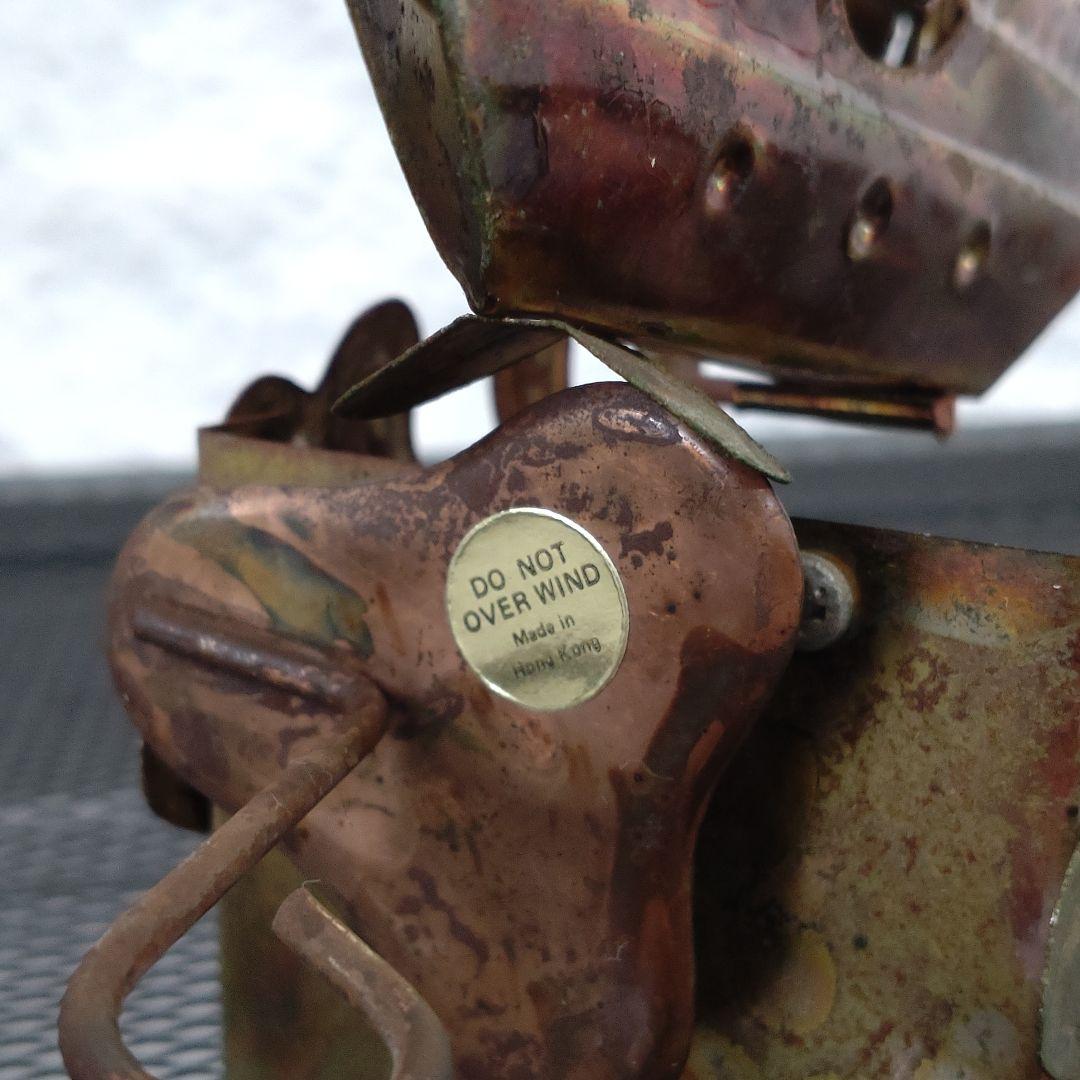 【アンティーク 帆船ブリキ】オルゴール 可動細工 動作確認済