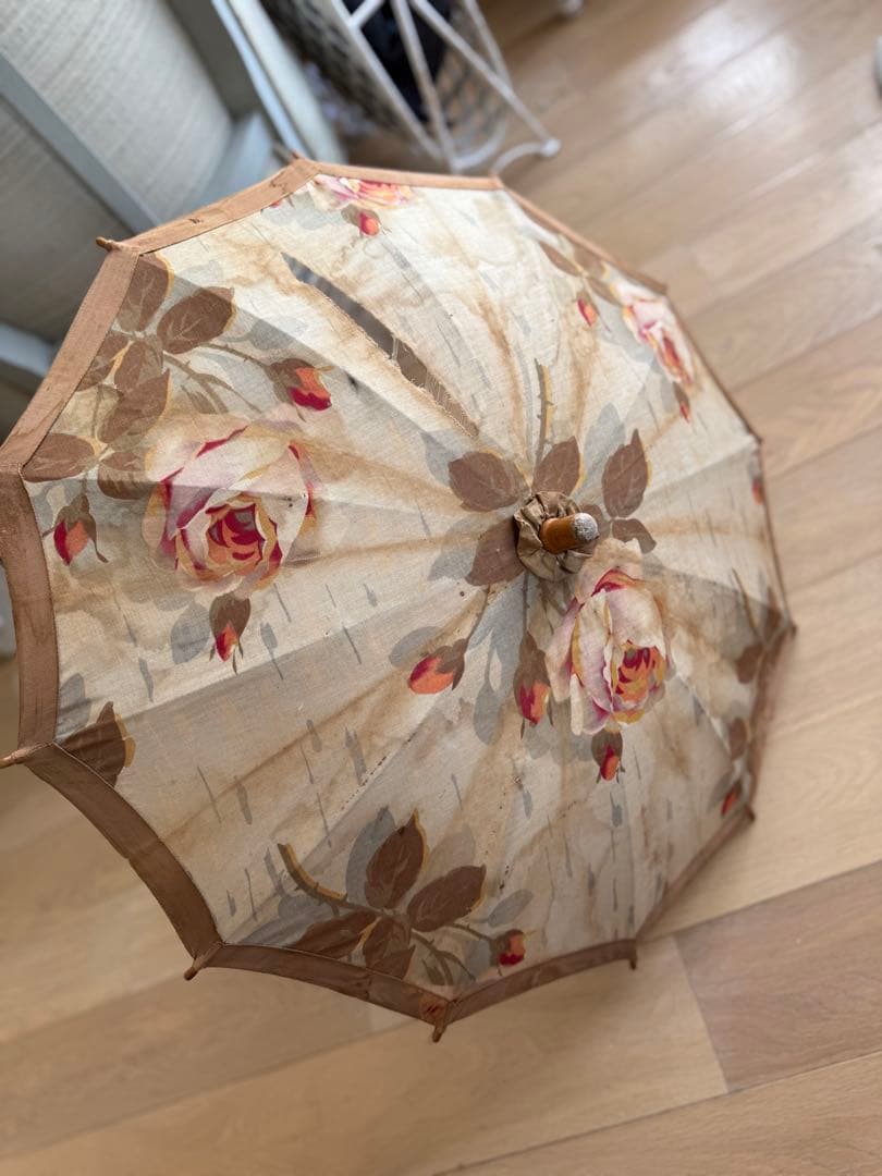 フランスアンティーク子供用日傘.b