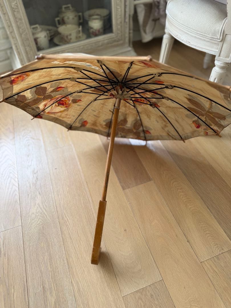 フランスアンティーク子供用日傘.b