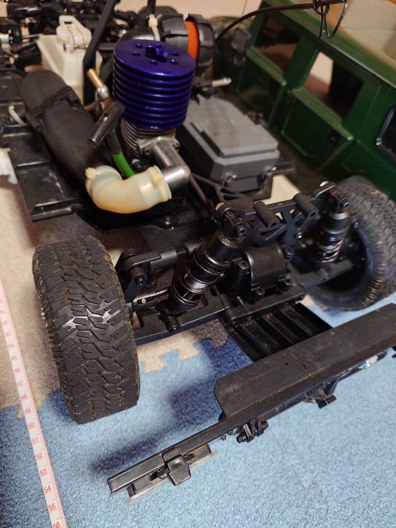 大*輝様 中古 ディアゴスティーニ ラジコン 1/8 RC ハマーH1 エンジン