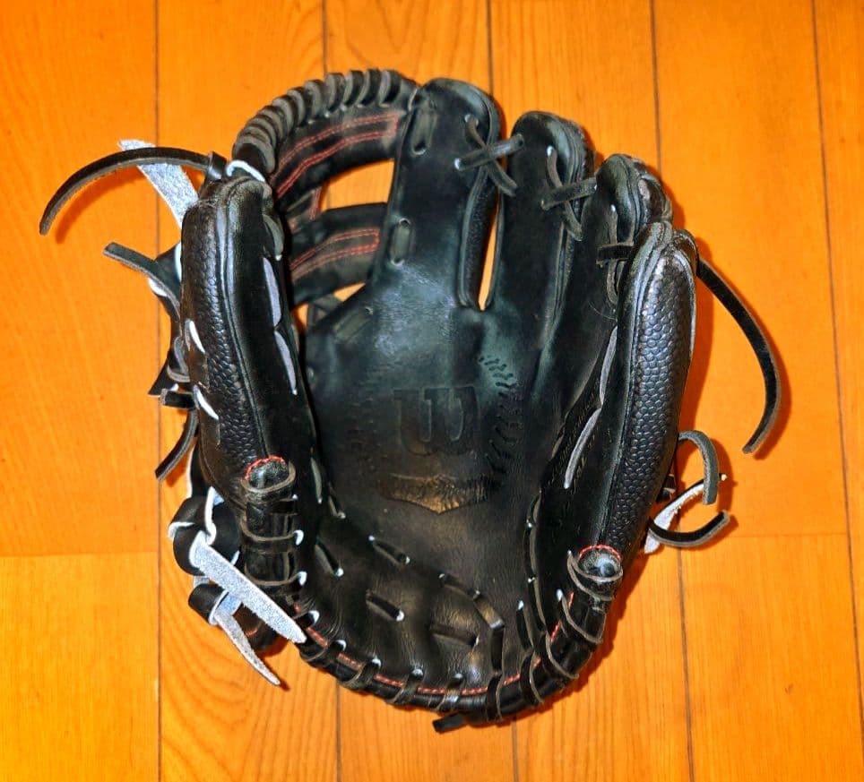 Wilson 軟式グローブ 黒 トレーニンググローブ