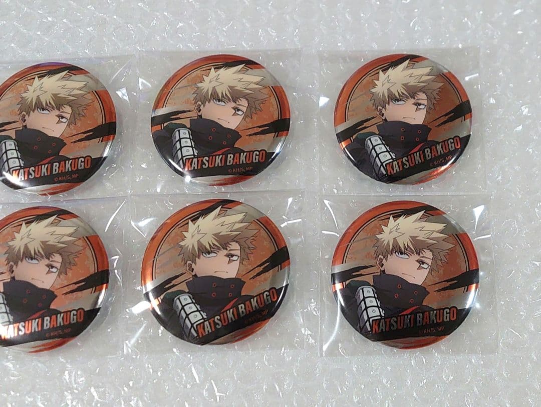 僕のヒーローアカデミア　爆豪勝己　渋谷　東急　メタル缶バッジ　特典　カード