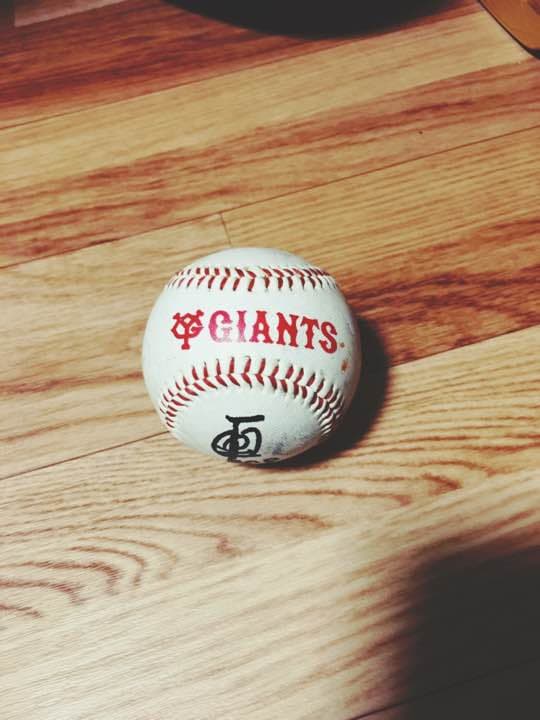 直筆 元読売ジャイアンツ 原辰徳 8 サインボール