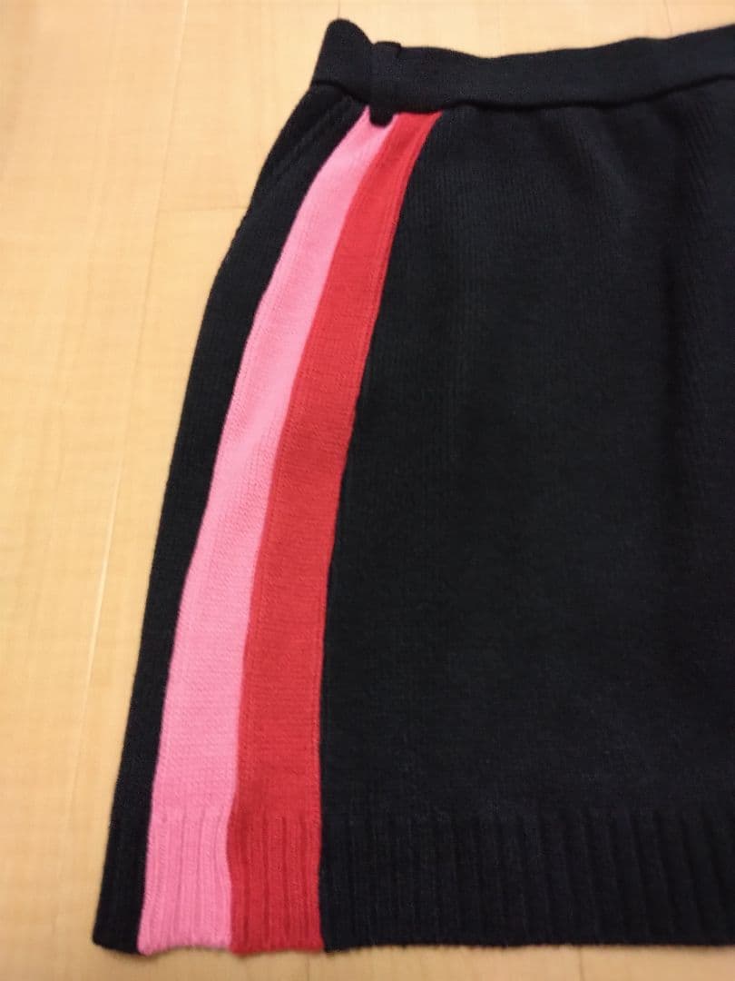 【美品】アルチビオ ピンクニットベスト36 ＆ネイビーニットスカート38 セット