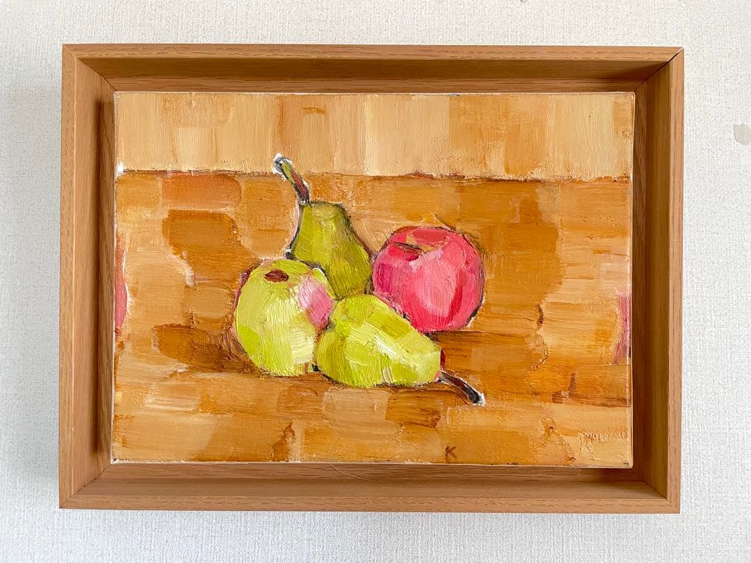 【ブリ】りんご 静物画