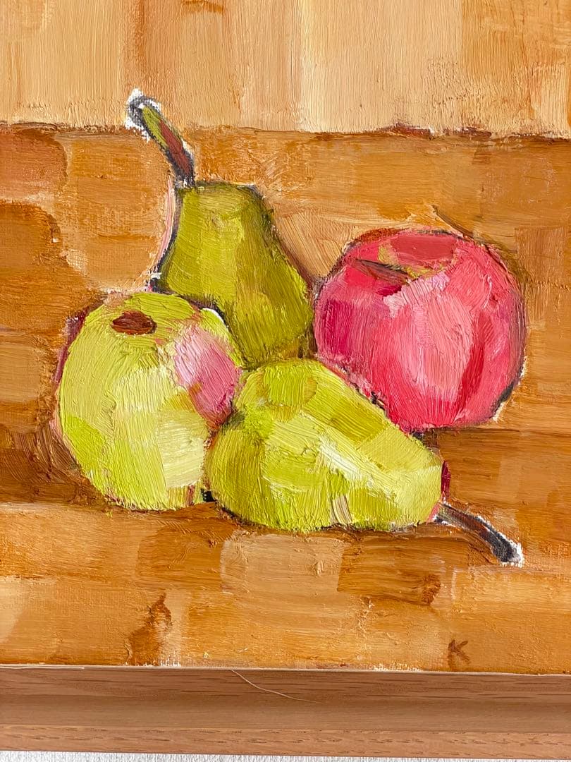 【ブリ】りんご 静物画