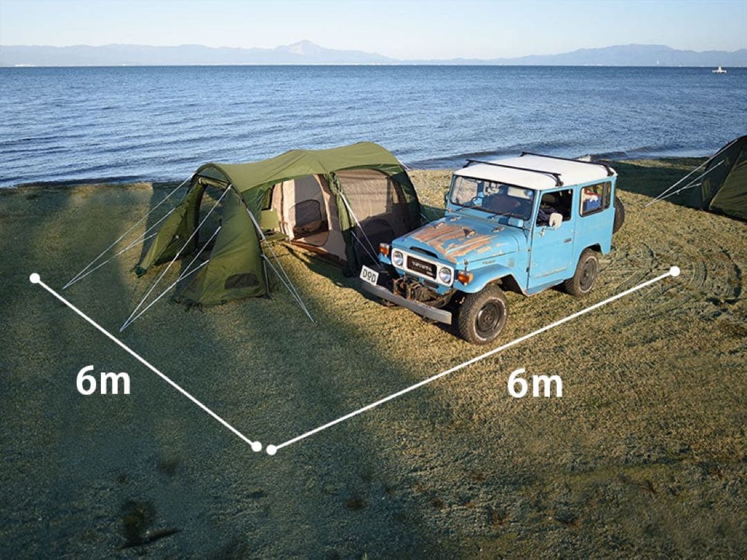 関*子様 週末限定オークション　DOD カマボコテント3S カーキ　T3-688