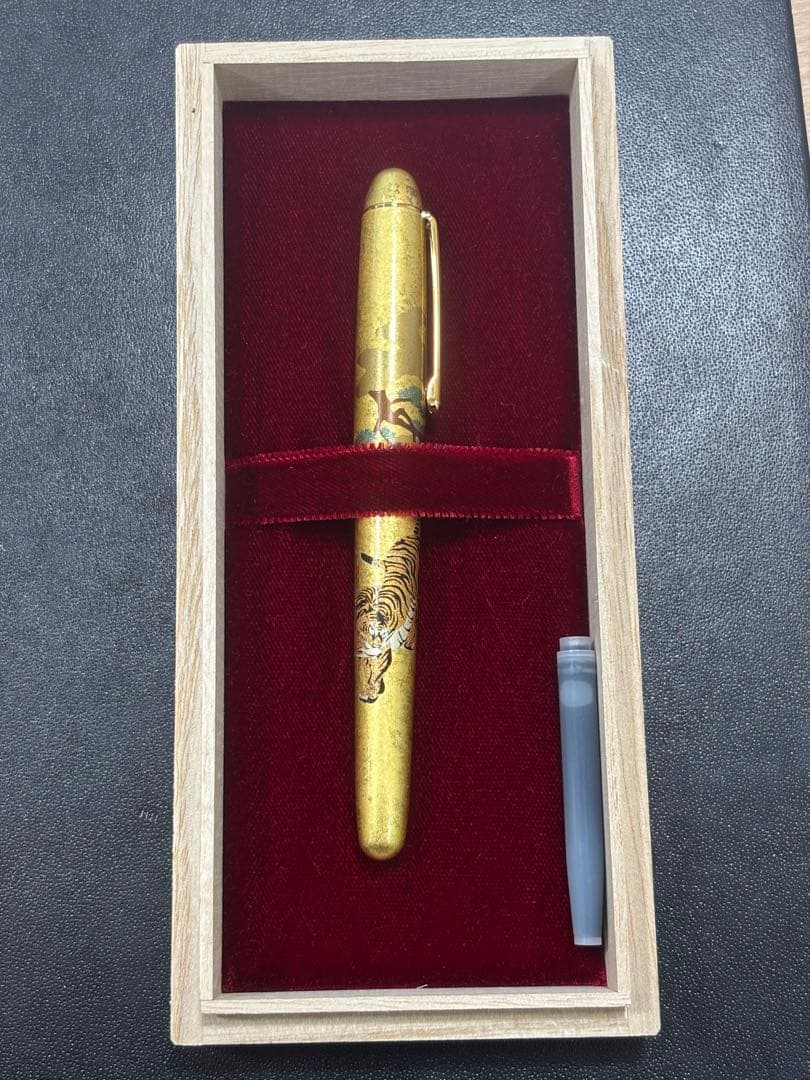 ☆プラチナ 万年筆 松虎　♯3776 14k