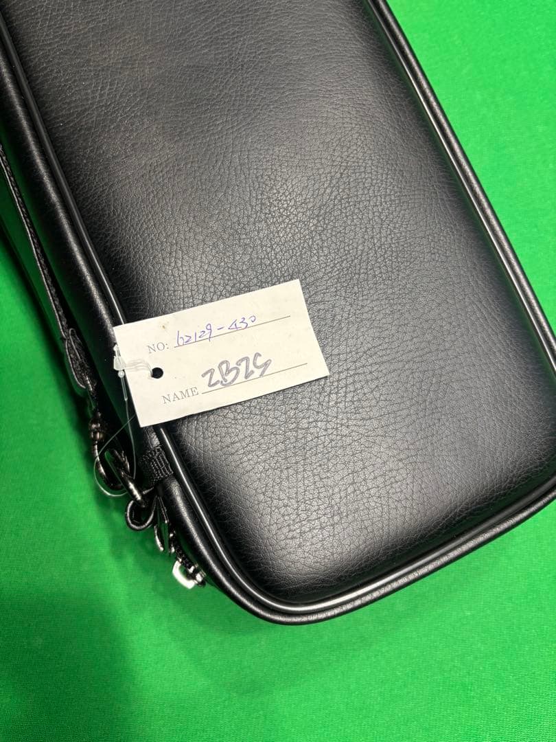 ビリヤード　ケース ブラック 合成皮革　キューケース